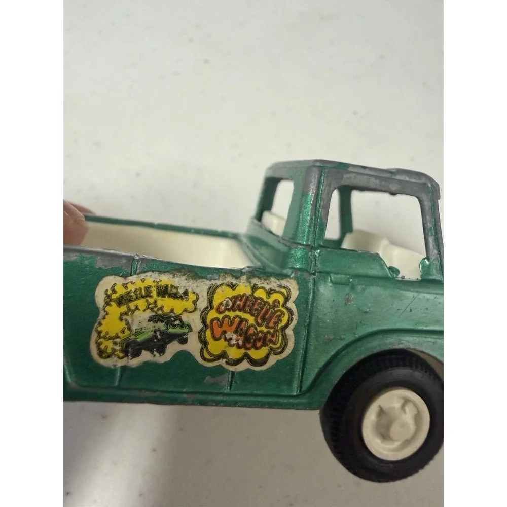 Vtg 1969 Tootsietoy Green 4